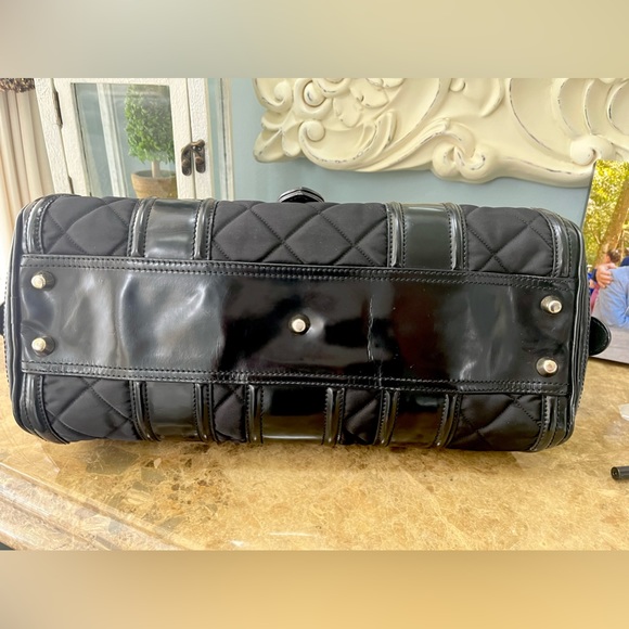 Burberry Quilted Nylon Manor Satchel Bag - Picture 6 of 11